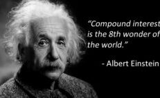 Albert Einstein photo with quote 