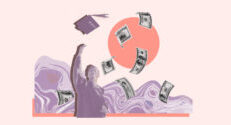 illustration depicting student loans