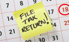 4/18/2022 tax filing date on calendar